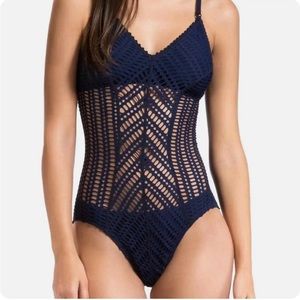 Robin Piccone Sophia Swimsuit Navy